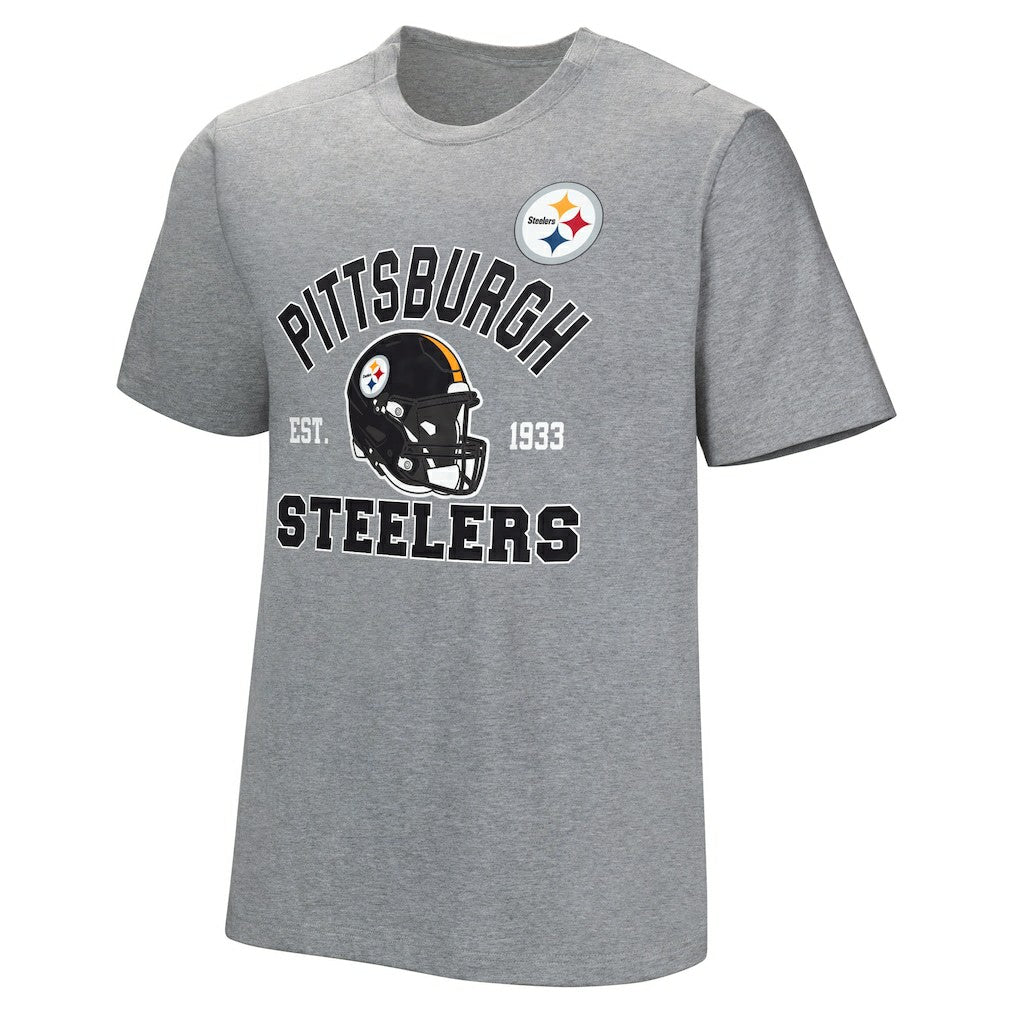 Pittsburgh Steelers Tackle Adaptive T-Shirt - Gray online