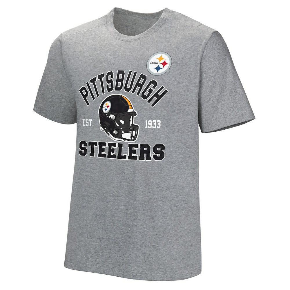 Pittsburgh Steelers Tackle Adaptive T-Shirt - Gray online