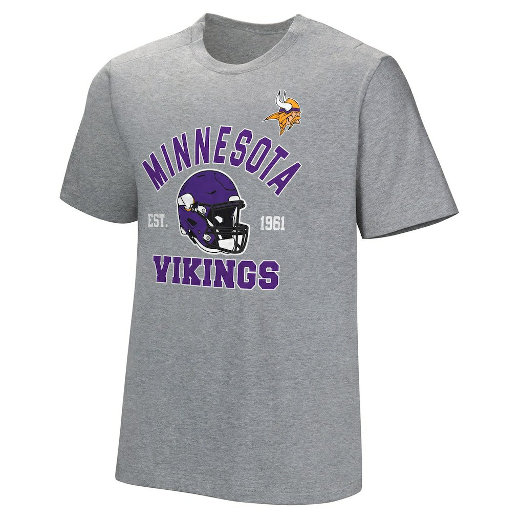Minnesota Vikings Tackle Adaptive T-Shirt - Gray sale