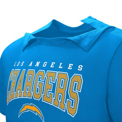 Los Angeles Chargers Home Team Adaptive T-Shirt - Blue discount
