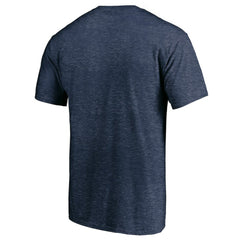 Detroit Tigers Cooperstown Collection Throwback Logo Tri-Blend T-Shirt - Heather Navy