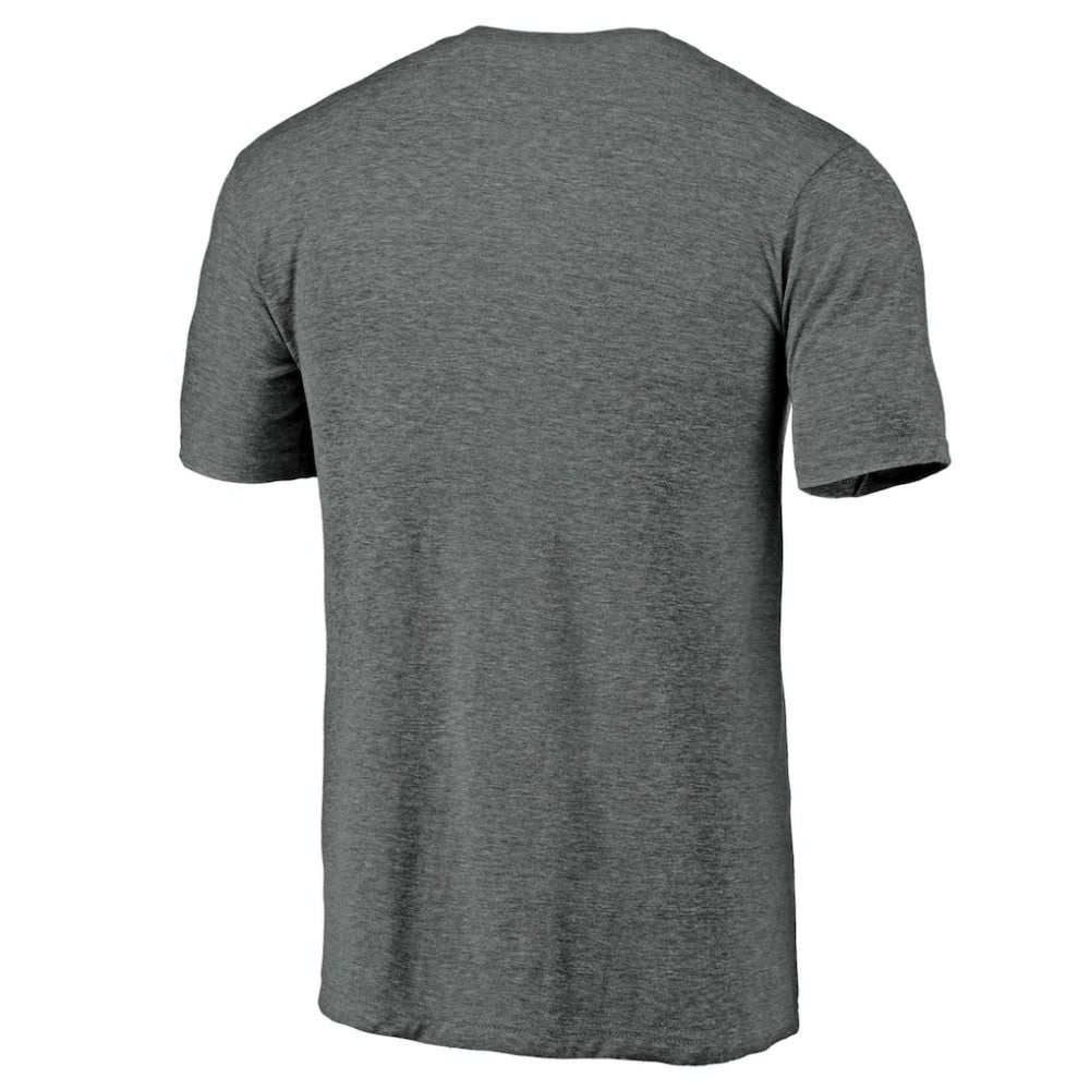 Los Angeles Dodgers Cooperstown Collection Logo Tri-Blend T-Shirt - Heather Gray
