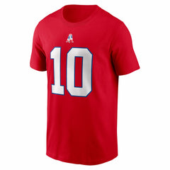 Drake Maye New England Patriots Name & Number T-Shirt - Red | Nike cheap