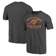 San Francisco Giants Cooperstown Collection Our Game Tri-Blend T-Shirt - Heather Charcoal