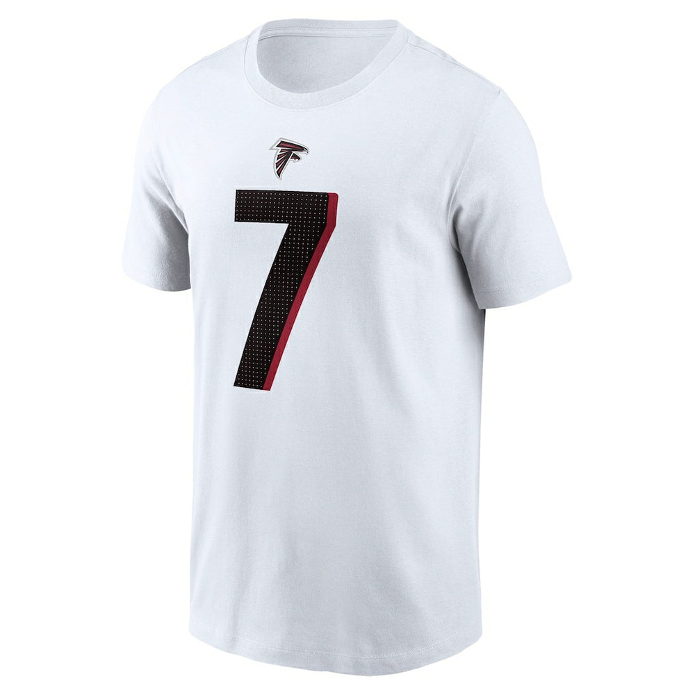 Bijan Robinson Atlanta Falcons Player Name & Number T-Shirt - White | Nike sale