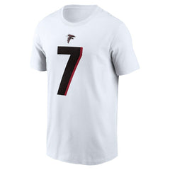 Bijan Robinson Atlanta Falcons Player Name & Number T-Shirt - White | Nike sale