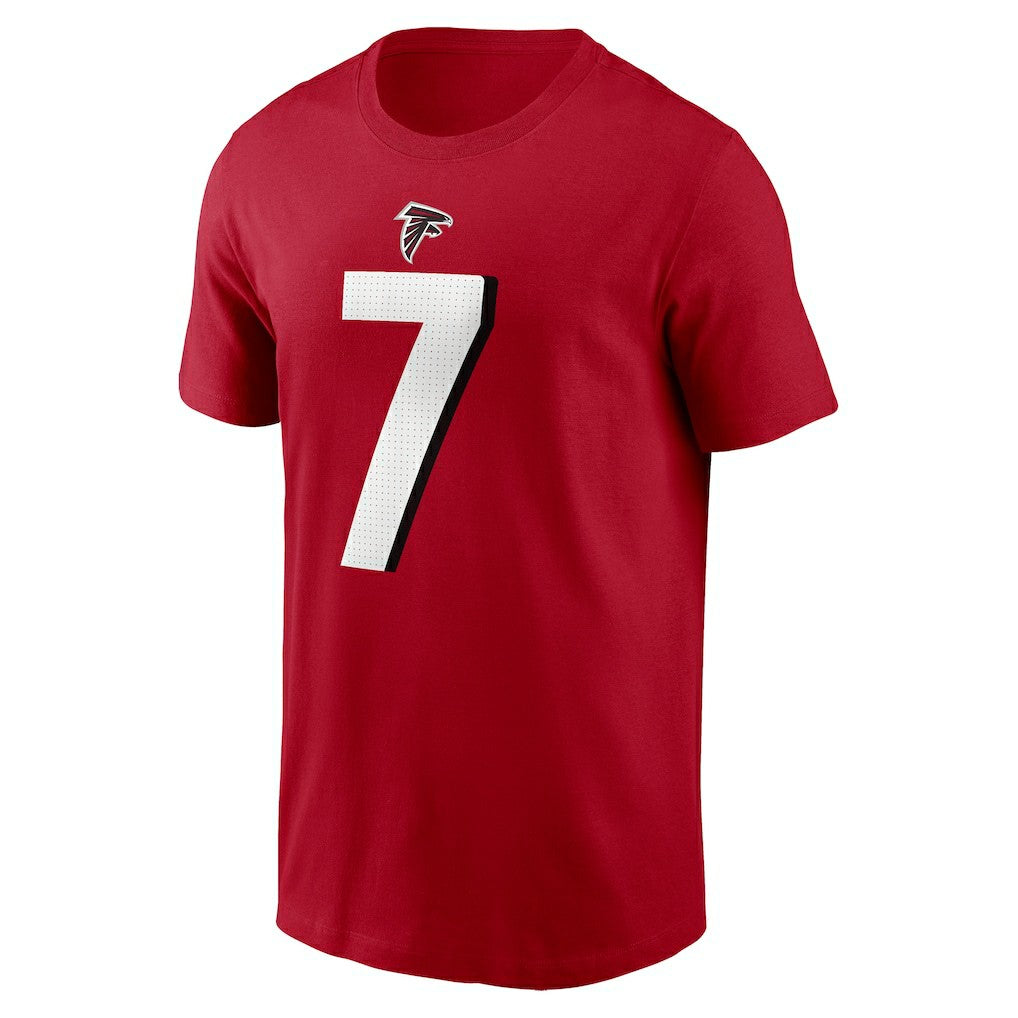 Bijan Robinson Atlanta Falcons Player Name & Number T-Shirt - Red | Nike sale