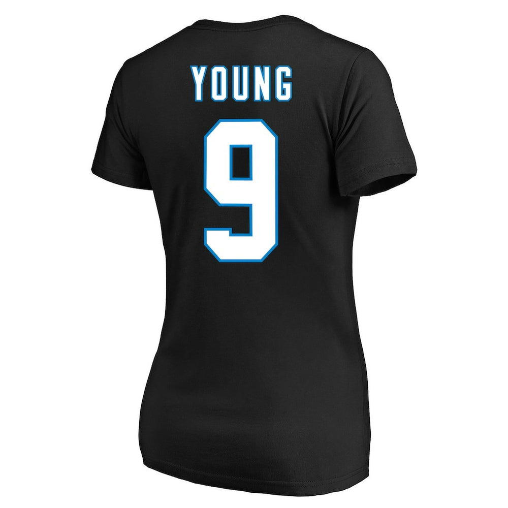 Bryce Young Carolina Panthers Women's Plus Size Fair Catch Name & Number Scoop Neck T-Shirt - Black on sale
