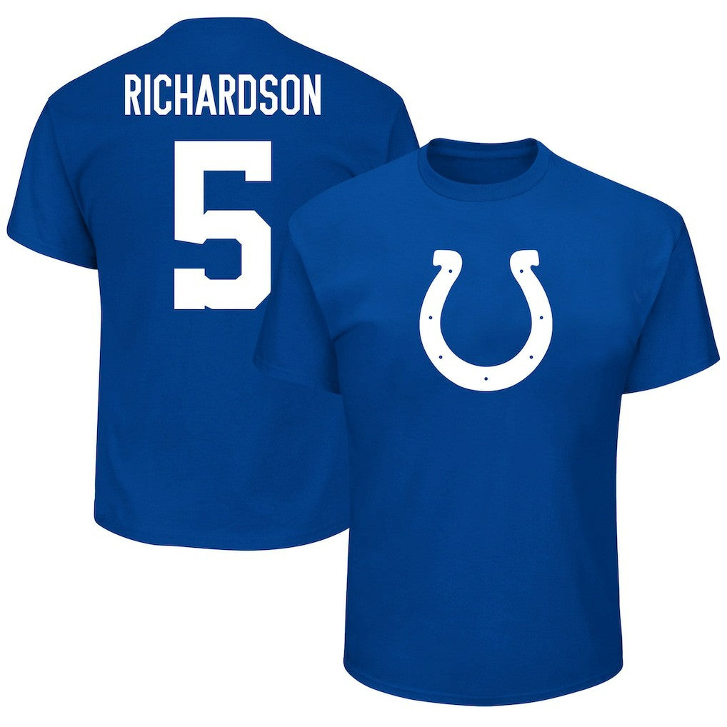 Anthony Richardson Indianapolis Colts Big & Tall Player Name & Number T-Shirt - Royal discount