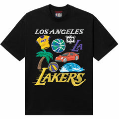 Los Angeles Lakers NBA x MARKET Unisex Claymation T-Shirt - Black online