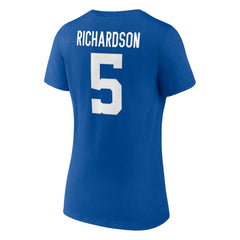Anthony Richardson Indianapolis Colts Women's Icon Name & Number V-Neck T-Shirt - Royal online