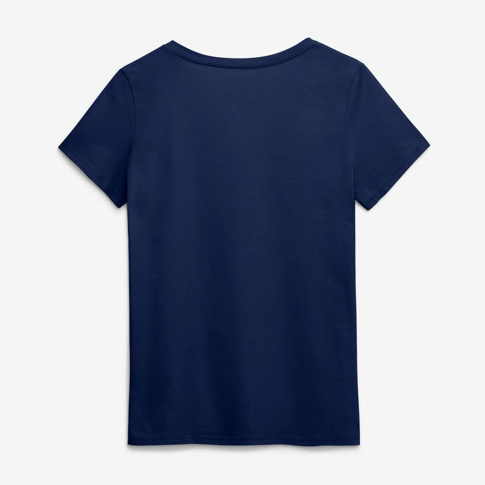Seattle Seahawks Logo Athletic Women's Primary Logo V-Neck T-Shirt - College Navy cheap