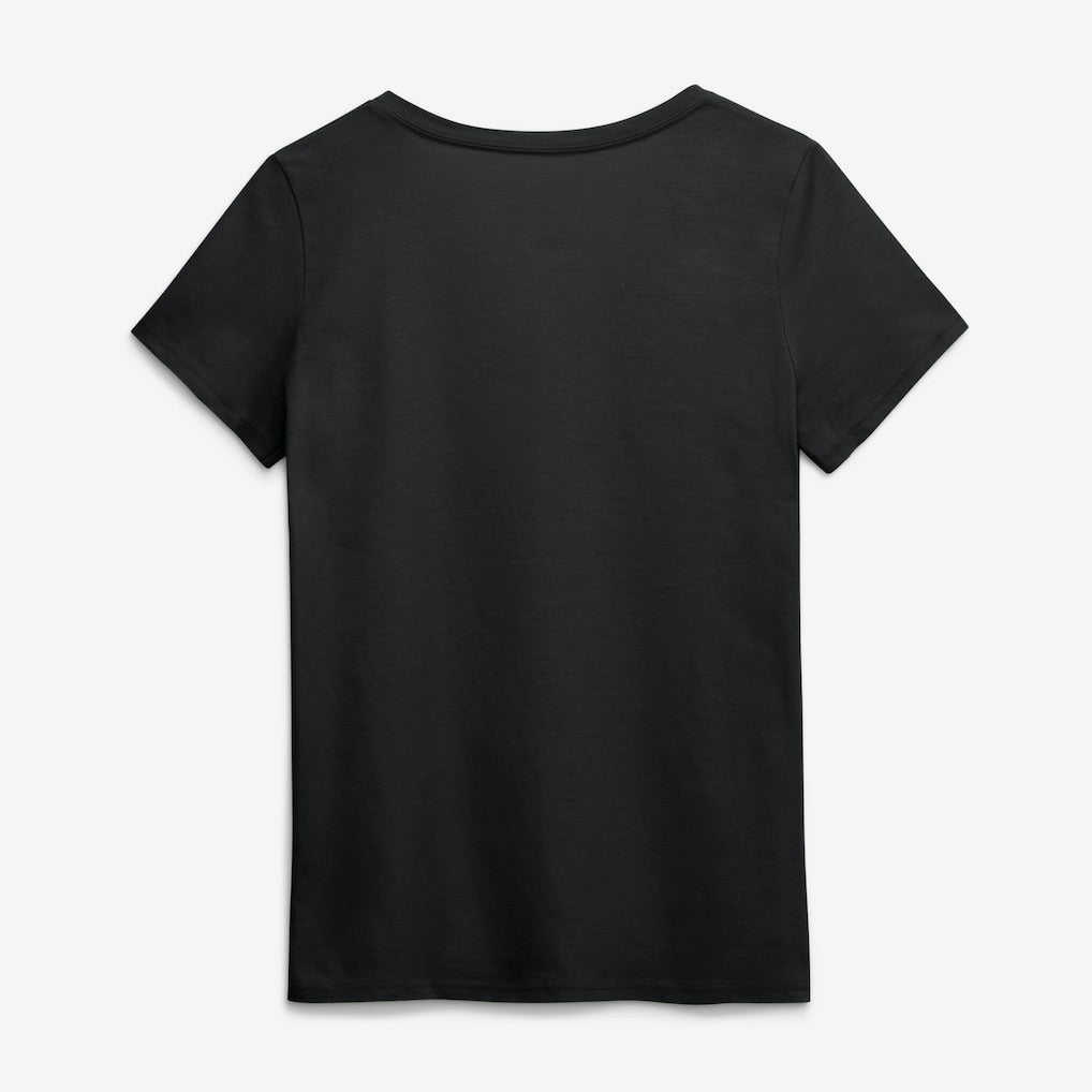 Pittsburgh Steelers Logo Athletic Women's Primary Logo V-Neck T-Shirt - Black online
