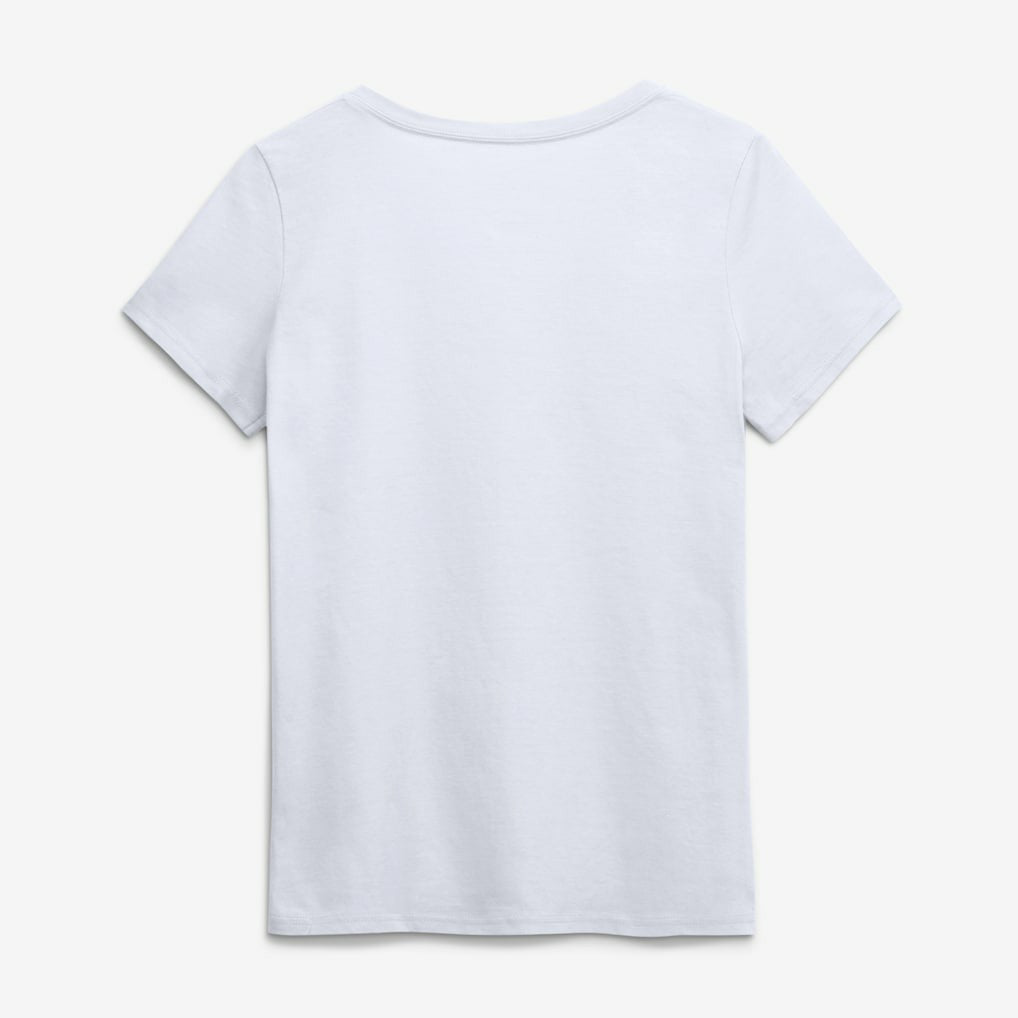 San Francisco 49ers Logo Athletic Women's Primary Logo V-Neck T-Shirt - White cheap