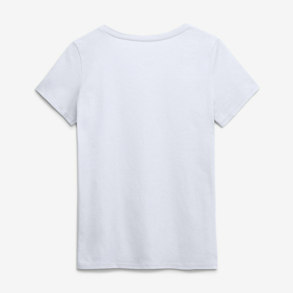 Los Angeles Chargers Logo Athletic Women's Primary Logo V-Neck T-Shirt - White outlet