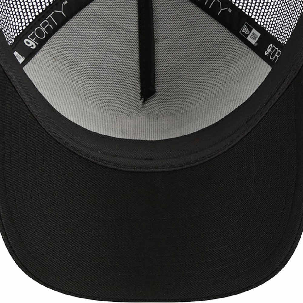 Houston Astros A-Frame 9FORTY Trucker Adjustable Hat - Black | New Era