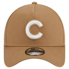 Chicago Cubs A-Frame 9FORTY Adjustable Hat - Khaki | New Era