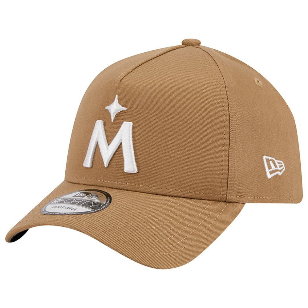 Minnesota Twins A-Frame 9FORTY Adjustable Hat - Khaki | New Era