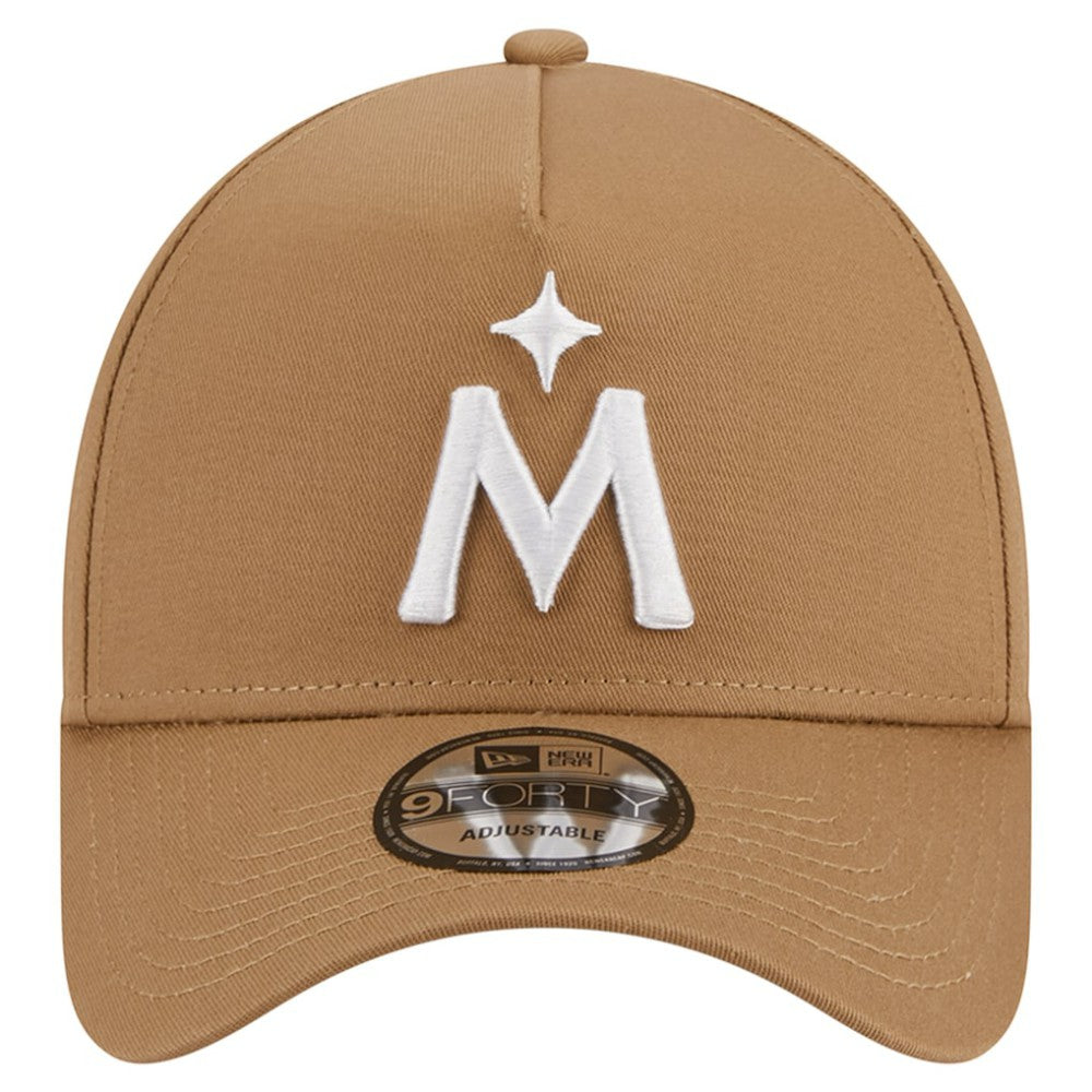 Minnesota Twins A-Frame 9FORTY Adjustable Hat - Khaki | New Era