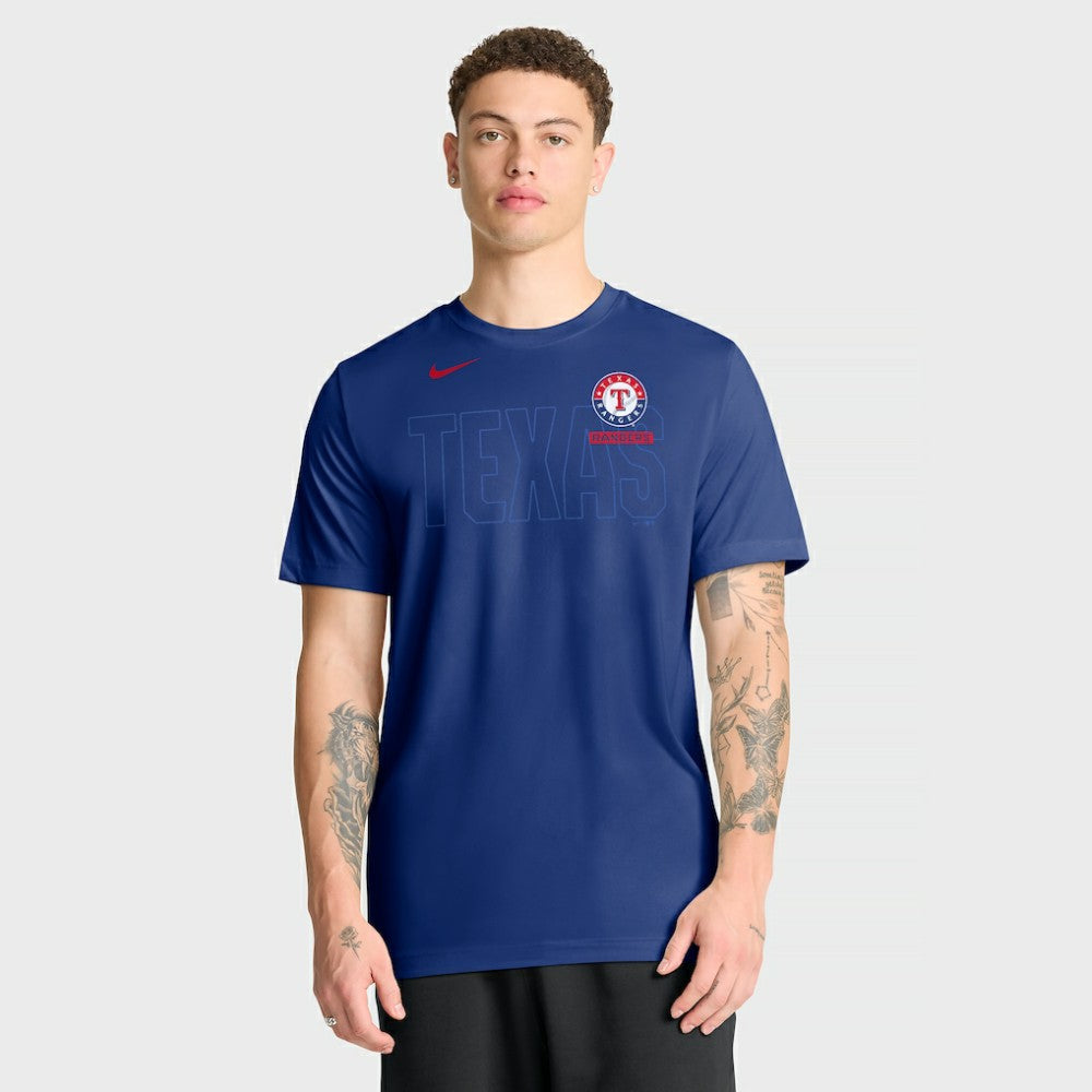 Texas Rangers Knockout Team Legend Dri-FIT T-Shirt - Royal | Nike