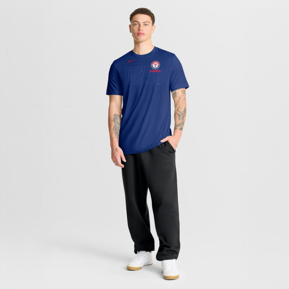 Texas Rangers Knockout Team Legend Dri-FIT T-Shirt - Royal | Nike