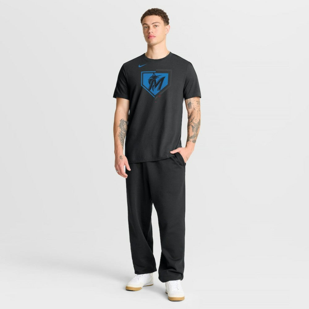 Miami Marlins Icon T-Shirt - Black | Nike