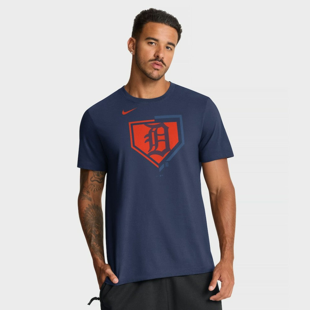 Detroit Tigers Icon T-Shirt - Navy | Nike