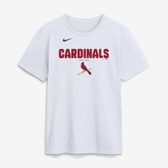 St. Louis Cardinals Bold Team Name T-Shirt - White | Nike