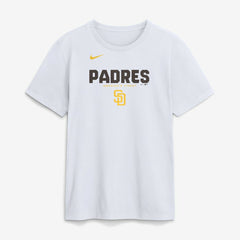 San Diego Padres Bold Team Name T-Shirt - White | Nike