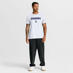 Los Angeles Dodgers Bold Team Name T-Shirt - White | Nike