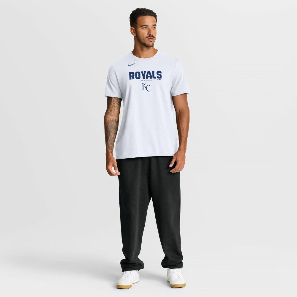 Kansas City Royals Bold Team Name T-Shirt - White | Nike