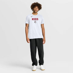 Cincinnati Reds Bold Team Name T-Shirt - White | Nike