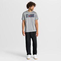 St. Louis Cardinals Swoosh Legend Dri-FIT T-Shirt - Heather Gray | Nike