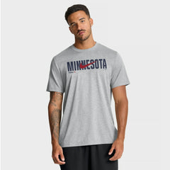 Minnesota Twins Swoosh Legend Dri-FIT T-Shirt - Heather Gray | Nike