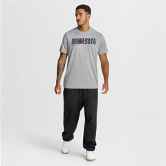 Minnesota Twins Swoosh Legend Dri-FIT T-Shirt - Heather Gray | Nike