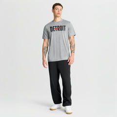 Detroit Tigers Swoosh Legend Dri-FIT T-Shirt - Heather Gray | Nike