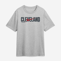 Cleveland Guardians Swoosh Legend Dri-FIT T-Shirt - Heather Gray | Nike