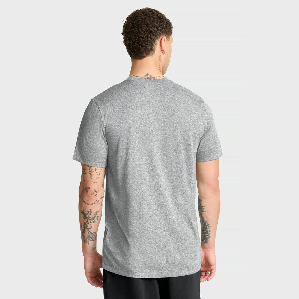 Cincinnati Reds Swoosh Legend Dri-FIT T-Shirt - Heather Gray | Nike