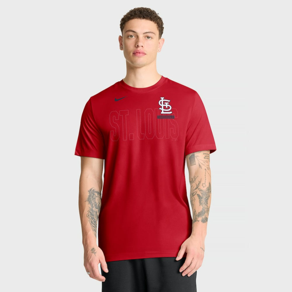 St. Louis Cardinals Knockout Team Legend Dri-FIT T-Shirt - Red | Nike