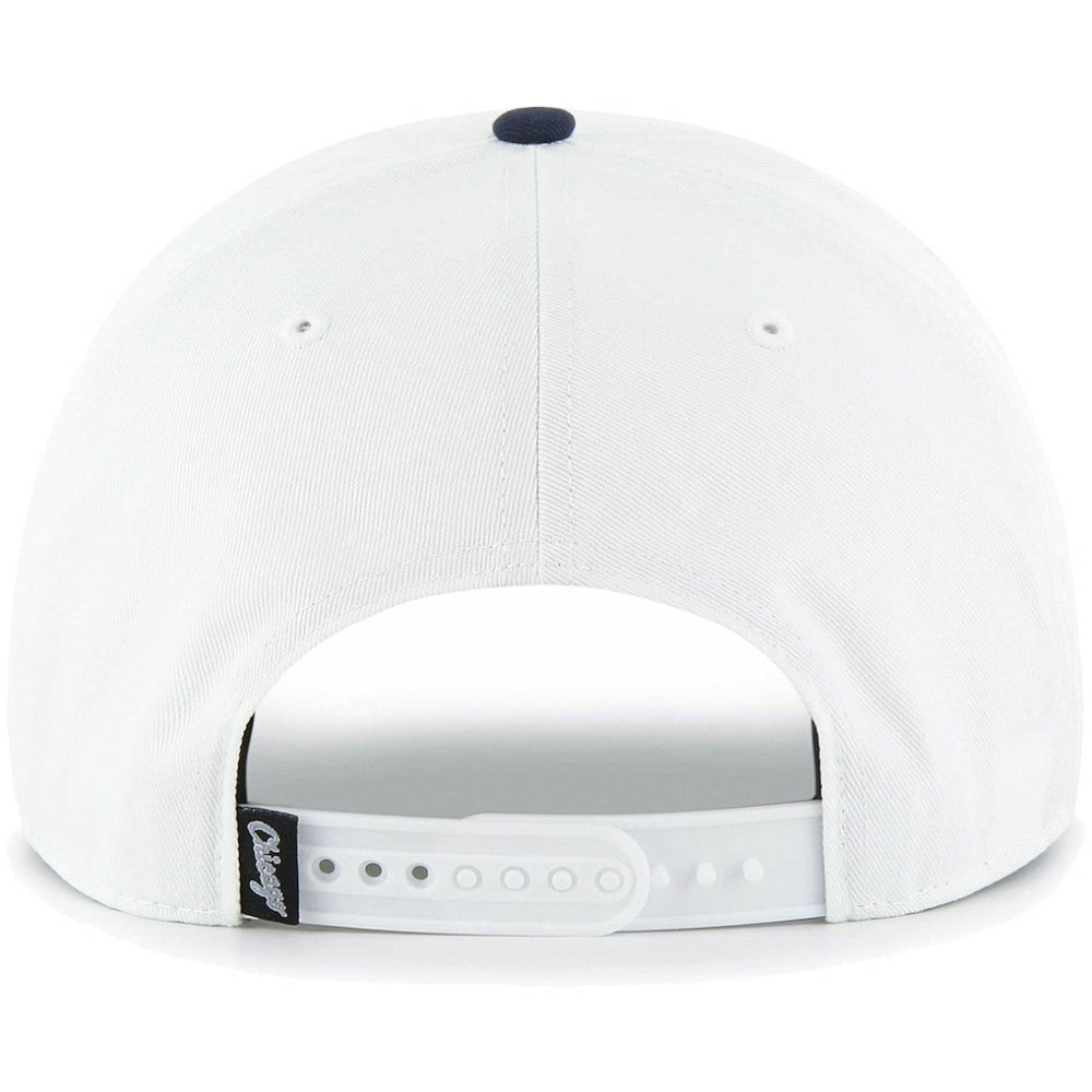 Chicago White Sox Flag Script Hitch Snapback Hat - White | 47 brand