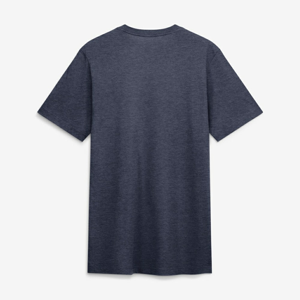 Atlanta Braves Stacked Tri-Blend T-Shirt - Heather Navy | Nike