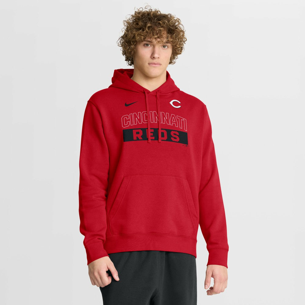 Cincinnati Reds Primetime Club Hoodie - Red | Nike