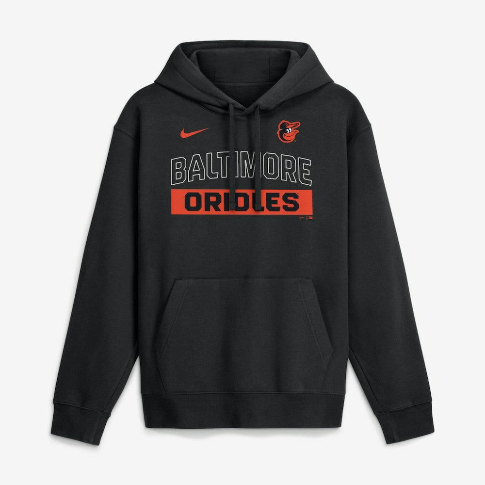 Baltimore Orioles Primetime Club Hoodie - Black | Nike
