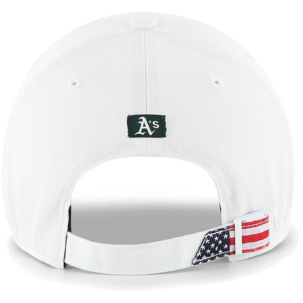 Athletics Homeland Clean Up Adjustable Hat - White | 47 brand