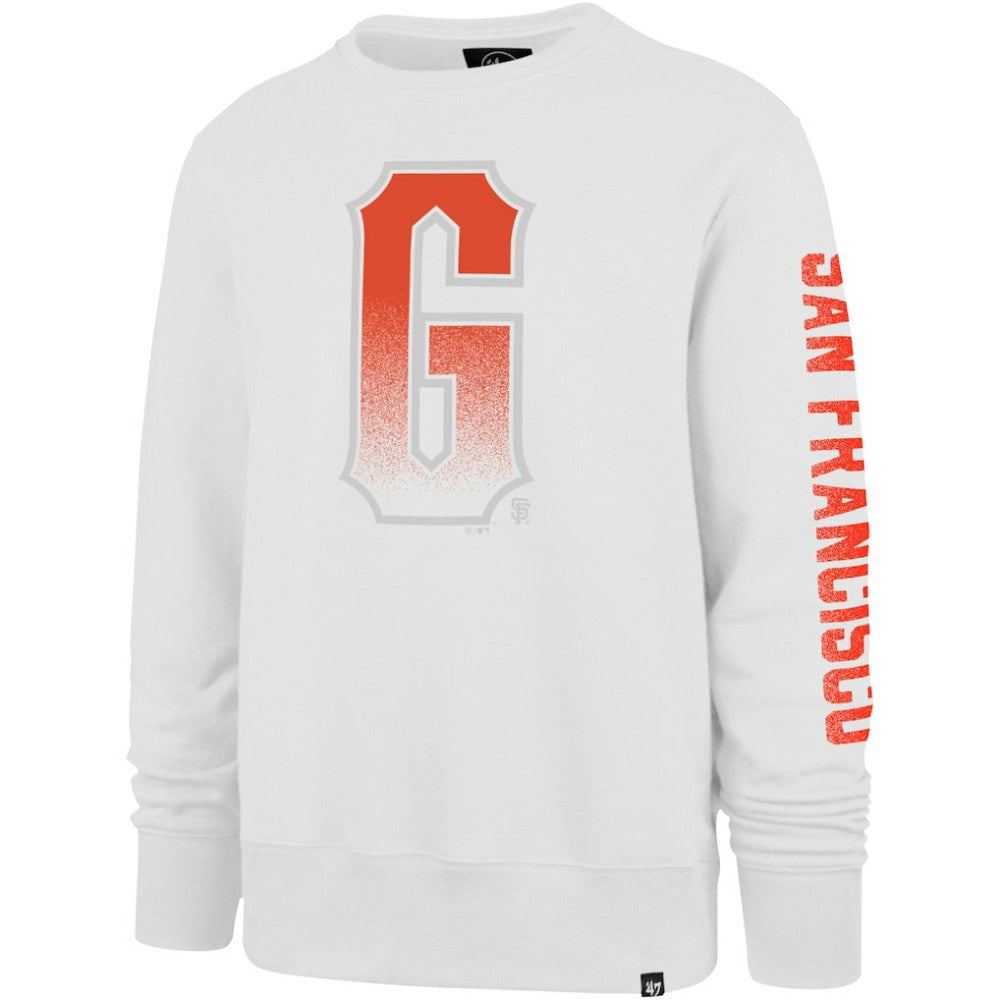 San Francisco Giants City Connect Legend Headline Pullover Sweatshirt - White | 47 brand