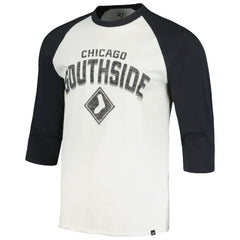 Chicago White Sox City Connect Crescent Franklin Raglan 3/4-Sleeve T-Shirt - Cream | 47 brand
