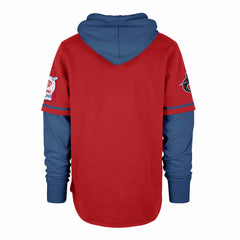 Miami Marlins City Connect Trifecta Shortstop Pullover Hoodie - Red | 47 brand