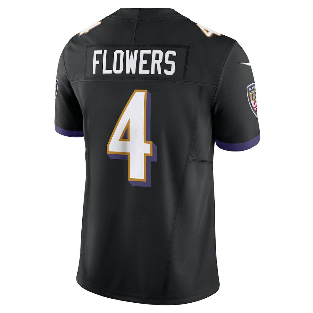 Zay Flowers Baltimore Ravens Alternate Vapor F.U.S.E. Limited Jersey - Black | Nike sale