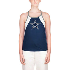 Dallas Cowboys New Era Women's Ribbed Racerback Tank Top - Navy on sale