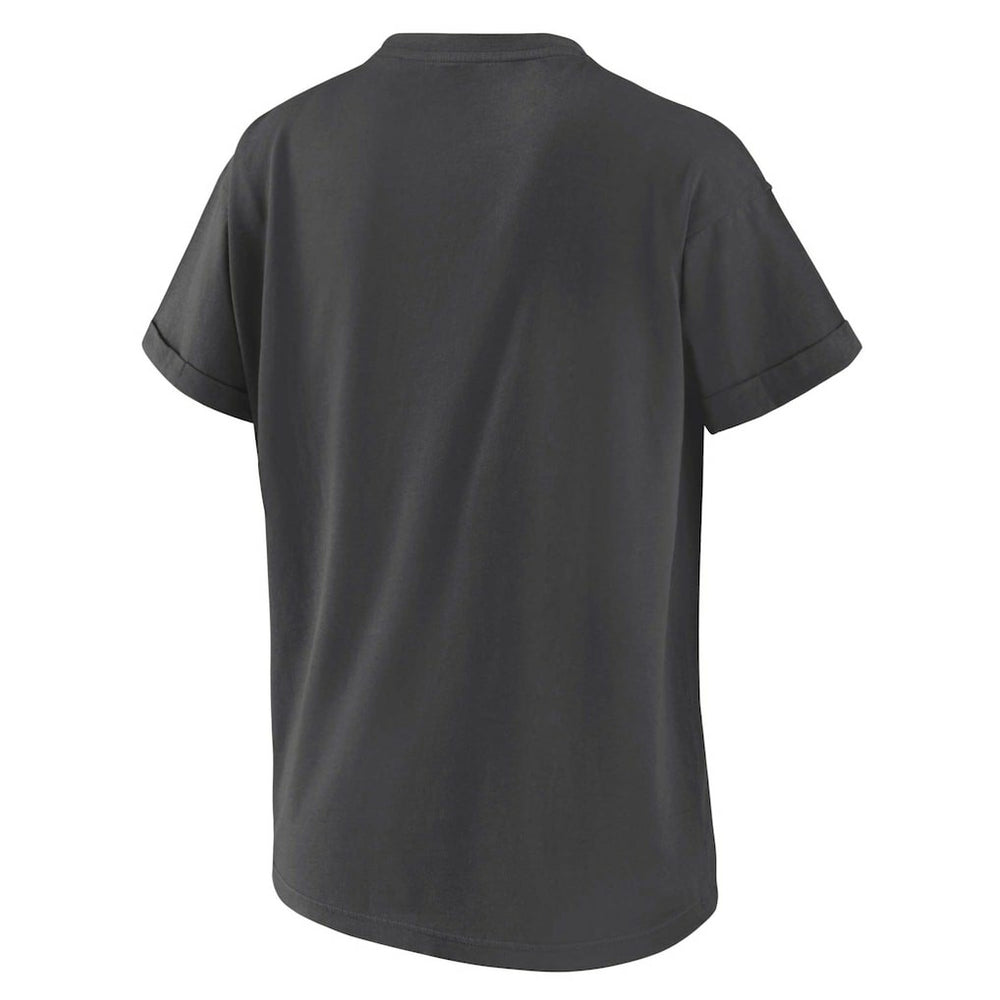 Dallas Cowboys WEAR by Erin Andrews Women's Boyfriend T-Shirt - Charcoal for sale